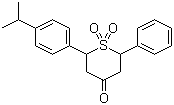 CAS # 174493-22-2, Tetrahydro-2-[4-(1-methylethyl)phenyl]-6-phenyl-4H-thiopyran-4-one 1,1-dioxide