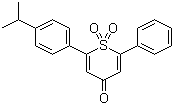 CAS # 174493-23-3, 2-[4-(1-Methylethyl)phenyl]-6-phenyl-4H-thiopyran-4-one 1,1-dioxide