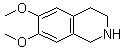 structure of CAS# 1745-07-9, 6,7-Dimethoxy-1,2,3,4-tetrahydroisoquinoline