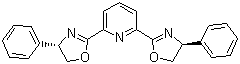 structure of CAS# 174500-20-0, 2,6-Bis[(4S)-phenyl-2-oxazolin-2-yl]pyridine