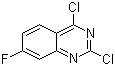 structure of CAS# 174566-15-5, 2,4-Dichloro-7-fluoroquinazoline