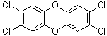 structure of CAS# 1746-01-6, 2,3,7,8-Tetrachlorodibenzo[b,e][1,4]dioxin