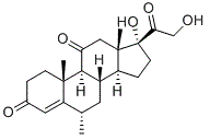 structure of CAS# 1746-38-9, 甲泼尼龙杂质10