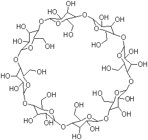 structure of CAS# 17465-86-0, Cyclooctapentylose
