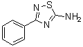 structure of CAS# 17467-15-1, 5-Amino-3-phenyl-1,2,4-thiadiazole