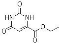 CAS # 1747-53-1, 1,2,3,6-Tetrahydro-2,6-dioxo-4-pyrimidinecarboxylic acid ethyl ester, Orotic acid ethyl ester, Ethyl orotate