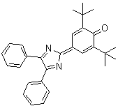 CAS # 1749-80-0, 2,6-Di-tert-butyl-4-(4,5-diphenyl-2H-imidazol-2-ylidene)-2,5-cyclohexadien-1-one