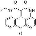structure of CAS# 175026-96-7, 2,7-Dihydro-2,7-dioxo-3H-naphtho[1,2,3-de]quinoline-1-carboxylic acid ethyl ester