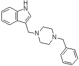 CAS # 17511-50-1, 3-[(4-Benzyl-1-piperazinyl)methyl]indole