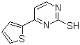 structure of CAS# 175202-75-2, 4-(2-Thienyl)pyrimidine-2-thiol