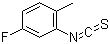structure of CAS# 175205-39-7, 5-Fluoro-2-methylphenyl isothiocyanate