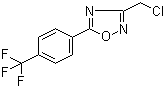 CAS # 175205-84-2, 3-(Chloromethyl)-5-[4-(trifluoromethyl)phenyl]-1,2,4-oxadiazole