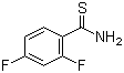 structure of CAS# 175276-92-3, 2,4-二氟苯基-1-硫代甲酰胺