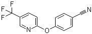 structure of CAS# 175277-01-7, 4-[[5-(三氟甲基)-2-吡啶基]氧基]苯甲腈