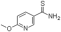 CAS 登录号：175277-49-3, 6-甲氧基吡啶-3-硫代甲酰胺