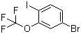 structure of CAS# 175278-12-3, 4-Bromo-2-(trifluoromethoxy)iodobenzene