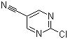 structure of CAS# 1753-50-0, 2-Chloro-5-pyrimidinecarbonitrile