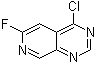 structure of CAS# 175357-98-9, 4-Chloro-6-fluoropyrido[3,4-d]pyrimidine