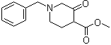 structure of CAS# 175406-94-7, 1-苄基-3-氧代-4-哌啶羧酸甲酯