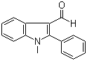 CAS # 1757-72-8, 1-Methyl-2-phenylindole-3-carboxaldehyde, 1-Methyl-2-phenyl-3-formylindole, 1-Methyl-2-phenyl-1H-indole-3-carbaldehyde