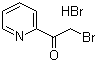 CAS # 17570-98-8, 2-(Bromoacetyl)pyridine hydrobromide, 2-Bromo-1-(2-pyridinyl)-1-ethanone hydrobromide, 2-Bromo-1-(2-pyridinyl)ethanone hydrobromide, Bromomethyl 2-pyridyl ketone hydrobromide