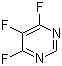 structure of CAS# 17573-78-3, 4,5,6-三氟嘧啶