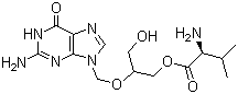 structure of CAS# 175865-60-8, 缬更昔洛韦