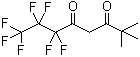CAS # 17587-22-3, 2,2-Dimethyl-6,6,7,7,8,8,8-heptafluoro-3,5-octanedione, (Heptafluorobutanoyl)pivaloylmethane