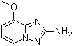 structure of CAS# 175965-65-8, 8-甲氧基-[1,2,4]三唑并[1,5-a]吡啶-2-胺