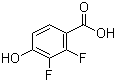 structure of CAS# 175968-39-5, 2,3-Difluoro-4-hydroxybenzoic acid