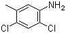 structure of CAS# 17601-75-1, 2,4-二氯-5-甲基苯胺