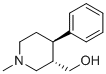 structure of CAS# 176022-03-0, [(3S,4R)-1-Methyl-4-phenyl-3-piperidinyl]methanol