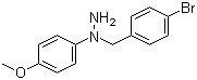 CAS # 176045-80-0, 1-(4-Bromobenzyl)-1-(4-methoxyphenyl)hydrazine