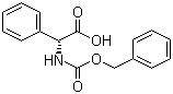 structure of CAS# 17609-52-8, N-苄氧羰基-D-(-)-苯甘氨酸