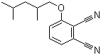 CAS # 176110-82-0, 3-[(2,4-Dimethylpentyl)oxy]phthalonitrile, 3-[(2,4-Dimethylpentyl)oxy]benzene-1,2-dicarbonitrile