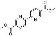 CAS # 1762-45-4, [2,2'-Bipyridine]-5,5'-dicarboxylic acid 5,5'-dimethyl ester, Dimethyl 2,2'-bipyridine-5,5'-dicarboxylate, Dimethyl 2,2'-bipyridyl-5,5'-dicarboxylate