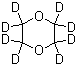 structure of CAS# 17647-74-4, 1,4-Dioxane-d<sub>8</sub>