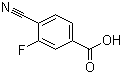 structure of CAS# 176508-81-9, 4-氰基-3-氟苯甲酸