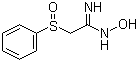 structure of CAS# 17665-59-7, 2-(苯基亚磺酰)羟基乙脒