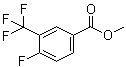 structure of CAS# 176694-36-3, 4-Fluoro-3-trifluoromethylbenzoic acid methyl ester