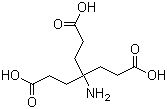 structure of CAS# 176738-98-0, Aminomethanetrispropionic acid
