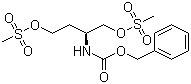 CAS 登录号：176970-05-1, (S)-2-苄氧羰基氨基-1,4-双(甲磺酰氧基)丁烷