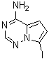 CAS # 1770840-43-1, 7-Iodopyrrolo[2,1-f][1,2,4]triazin-4-amine