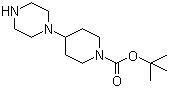 structure of CAS# 177276-41-4, 4-哌嗪-1-基哌啶-1-羧酸叔丁酯