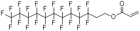 structure of CAS# 17741-60-5, 2-全氟癸基丙烯酸乙酯