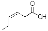 structure of CAS# 1775-43-5, (3Z)-3-己烯酸