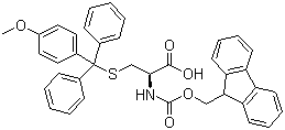 structure of CAS# 177582-21-7, Fmoc-S-(4-Methoxytrityl)-L-cysteine