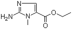 structure of CAS# 177760-04-2, 2-氨基-1-甲基-1H-咪唑-5-羧酸乙酯