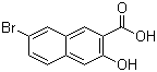structure of CAS# 1779-11-9, 7-Bromo-3-hydroxynaphthalene-2-carboxylic acid