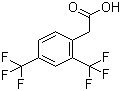 structure of CAS# 177952-39-5, 2,4-Bis(trifluoromethyl)phenylacetic acid